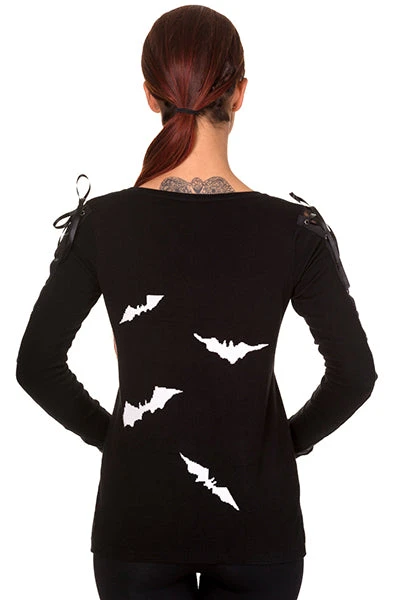 All Ladies Clothing Banned Friction Jumper Black White 5 All Ladies Clothing Banned Friction Jumper Black White