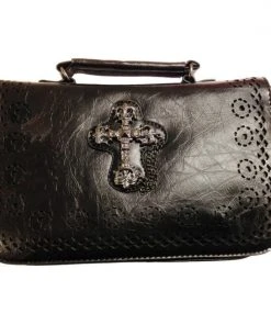 Banned Gothic Cross Handbag