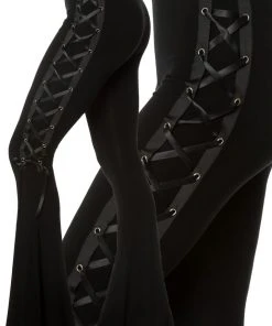 Banned Dead Disco Flared Trousers