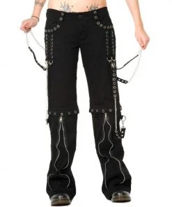 Banned Ladies Zip Off Bondage Trousers/Shorts All Ladies Clothing