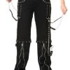 Banned Ladies Zip Off Bondage Trousers/Shorts All Ladies Clothing