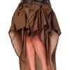 Banned Long Striped Steampunk Skirt All Ladies Clothing