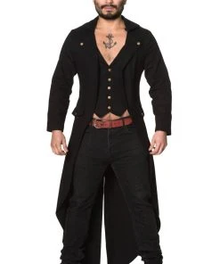 Banned Mens Zone Out Jacket Mens Gothic Clothing