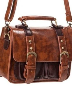 Banned Mini Steampunk Satchel Tan All Steampunk Accessories