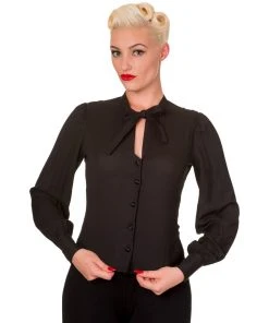 Banned Vintage Black Blouse