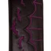 Banned Purple Bats Embroidery Purse