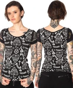 Banned Teen Goth Hello Tshirt