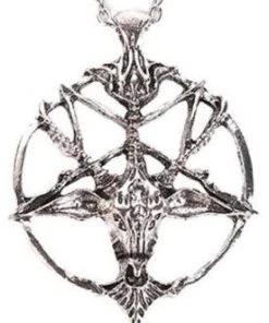 Gothic And Steampunk Jewellery Baphomet Gothic Necklace