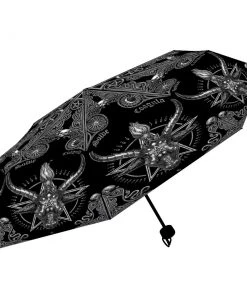 Nemesis Now Baphomet Umbrella Gothic Accessories
