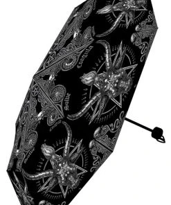 Nemesis Now Baphomet Umbrella Gothic Accessories