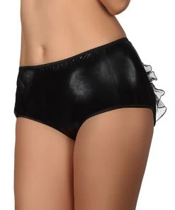 Beauty Night Doris Metallic Black Panties