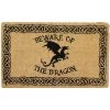 Nemesis Now Beware Of The Dragon Doormat Front Door & Hallway