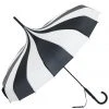 Soake Black And Cream Pagoda Umbrella / Parasol Gothic Accessories