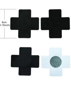 Nipple Pasties Black Cross Pasties