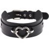 Gothic Collars Fetish Clothing Accessories Black Gothic Heart Collar