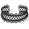 Lace Jewellery Gothic Jewellery Black Lace Criss Cross Gothic Choker