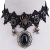 Lace Jewellery Black Lace Gothic Spiderweb Choker Gothic Jewellery