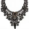 Lace Jewellery Black Lace Gothic Yoke Necklace Gothic Jewellery