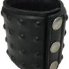Angel Clothing Gothic Accessories Black Leather Studded Wrist Cuff