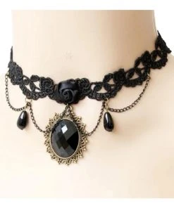 Lace Jewellery Black Tattoo Lace Victorian Gothic Choker Gothic Jewellery
