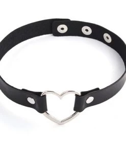 Gothic Collars Gothic Accessories Black Gothic Heart Choker