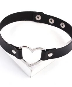 Gothic Collars Gothic Accessories Black Gothic Heart Choker