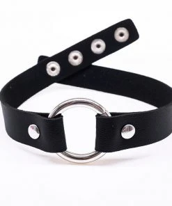 Gothic Collars Black Gothic O-Ring Collar