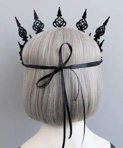 Gothic Hair Accessories Black Rose Gothic Crown Gothic Accessories