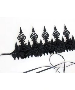 Gothic Hair Accessories Black Rose Gothic Crown Gothic Accessories