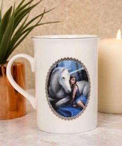 Something Different Sale Anne Stokes Blue Moon Unicorn Mug
