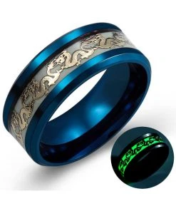 Gothic And Steampunk Jewellery All Jewellery Blue Dragon Ring