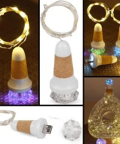Gothic Accessories USB Rechargeable Bottle Light