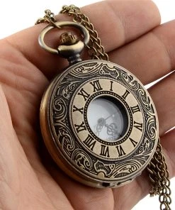 Pocketwatches Steampunk Pocket Watch Open Face Design