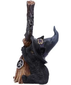 Nemesis Now Broom Guard Witches Cat All Homeware