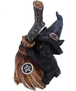 Nemesis Now Broom Guard Witches Cat All Homeware