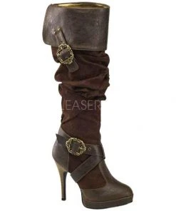 Steampunk Boots Funtasma Carribean 216 Boots Brown