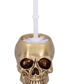 Nemesis Now Brush With Death Gold Toilet Brush Bathroom