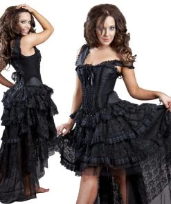 Burleska Black Ophelie Dress Ladies Gothic Clothing