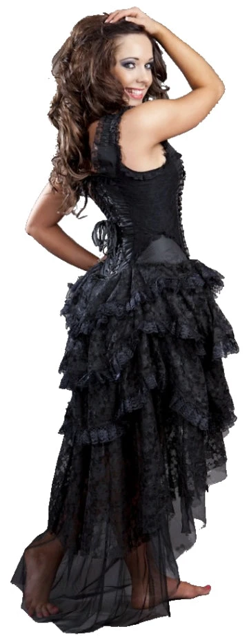 Burleska Black Ophelie Dress Ladies Gothic Clothing 5 Burleska Black Ophelie Dress Ladies Gothic Clothing