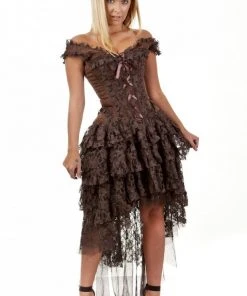 Burleska Ophelie Dress Brown