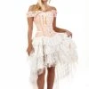 Ladies Steampunk Clothing Burleska Ophelie Dress Baby Pink