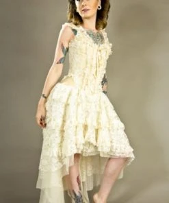 Burleska Ophelie Dress Cream 8 Burleska Ophelie Dress Cream