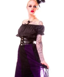 Burleska Gypsy Top Black All Ladies Clothing