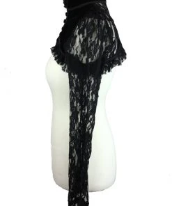 Burleska Raven Bolero Black Velvet Ladies Gothic Clothing