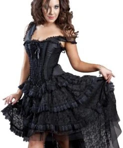 Burleska Black Ophelie Dress Ladies Gothic Clothing
