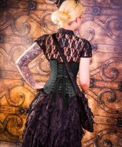 Burleska Dita Top Black Ladies Steampunk Clothing
