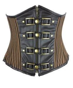 Burleska Steampunk Gemini Underbust Corset Ladies Steampunk Clothing