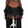 Ladies Steampunk Clothing Burleska Catriana Maxi Skirt Brass