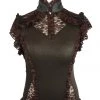 Burleska Rosetta Top Brown