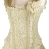 Burleska Steampunk Venice Bodice Cream Ladies Steampunk Clothing